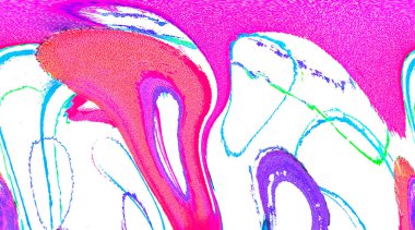 Modern soyut resim. Renkli akıcı sanat resimleri. Geometrik arkaplan.