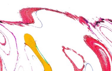 Modern soyut resim. Renkli akıcı sanat resimleri. Geometrik arkaplan.