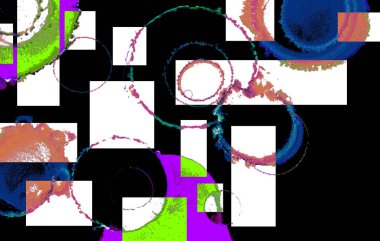 Modern soyut resim. Renkli akıcı sanat resimleri. Geometrik arkaplan.