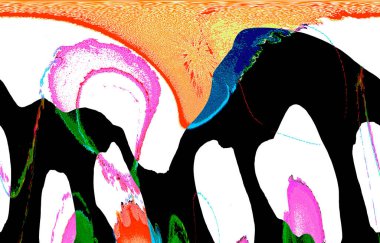 Modern soyut resim. Renkli akıcı sanat resimleri. Geometrik arkaplan.