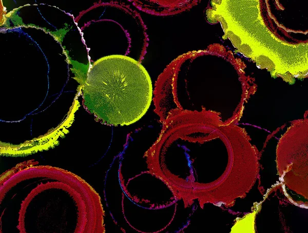 Modern soyut resim. Renkli akıcı sanat resimleri. Geometrik arkaplan.