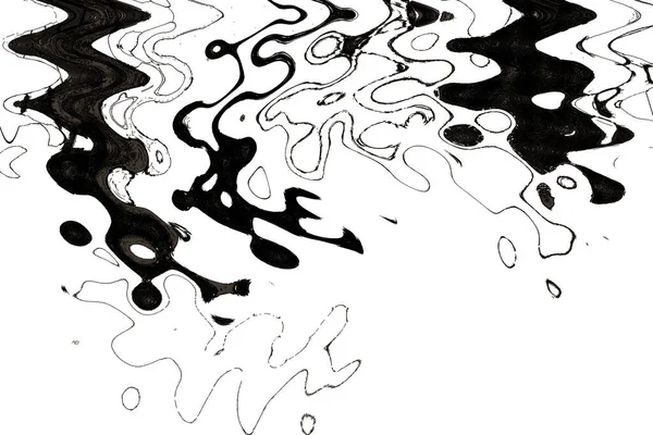 Modern Abstrakt Målning Färgglada Flödande Konst Målning Geometrisk Bakgrund — Stockfoto