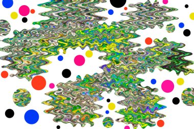 Elle çizilmiş dokuları olan yaratıcı, pürüzsüz desen. Soyut arkaplan. Puantiyeli desen. komik çizimler, noktalar, neşe, parti, çocuksu, renkli