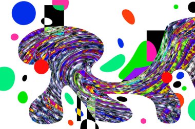 Elle çizilmiş dokuları olan yaratıcı, pürüzsüz desen. Soyut arkaplan. Puantiyeli desen. komik çizimler, noktalar, neşe, parti, çocuksu, renkli