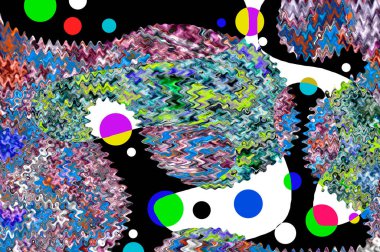 Elle çizilmiş dokuları olan yaratıcı, pürüzsüz desen. Soyut arkaplan. Puantiyeli desen. komik çizimler, noktalar, neşe, parti, çocuksu, renkli