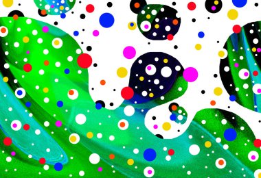 Elle çizilmiş dokuları olan yaratıcı, pürüzsüz desen. Soyut arkaplan. Puantiyeli desen. komik çizimler, noktalar, neşe, parti, çocuksu, renkli