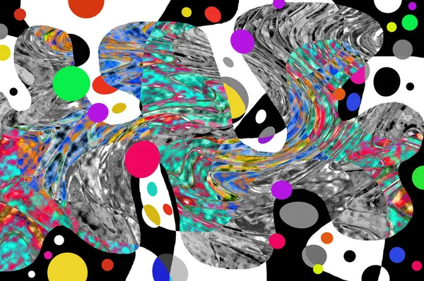 Elle çizilmiş dokuları olan yaratıcı, pürüzsüz desen. Soyut arkaplan. Puantiyeli desen. komik çizimler, noktalar, neşe, parti, çocuksu, renkli