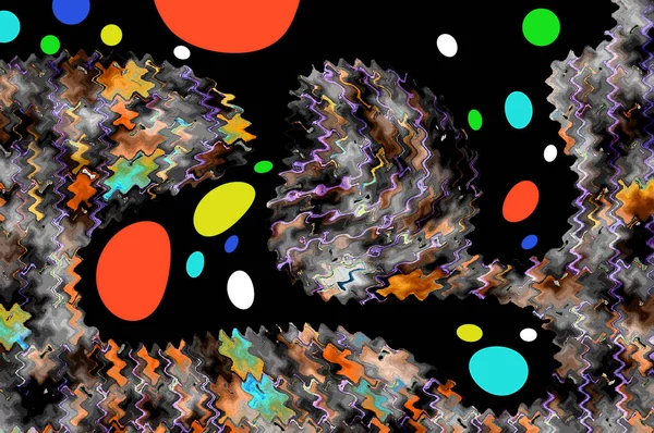 Elle çizilmiş dokuları olan yaratıcı, pürüzsüz desen. Soyut arkaplan. Puantiyeli desen. komik çizimler, noktalar, neşe, parti, çocuksu, renkli