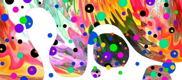 Elle çizilmiş dokuları olan yaratıcı, pürüzsüz desen. Soyut arkaplan. Puantiyeli desen. komik çizimler, noktalar, neşe, parti, çocuksu, renkli