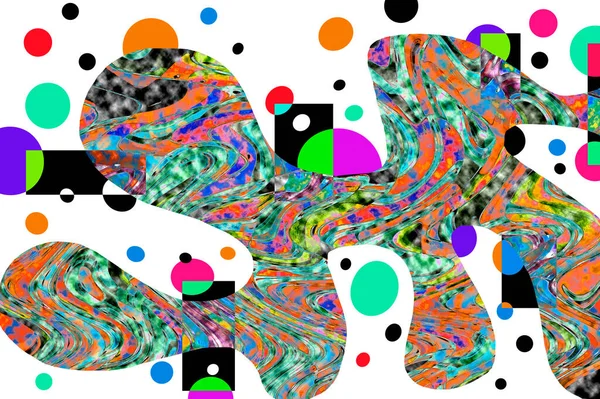 Elle çizilmiş dokuları olan yaratıcı, pürüzsüz desen. Soyut arkaplan. Puantiyeli desen. komik çizimler, noktalar, neşe, parti, çocuksu, renkli