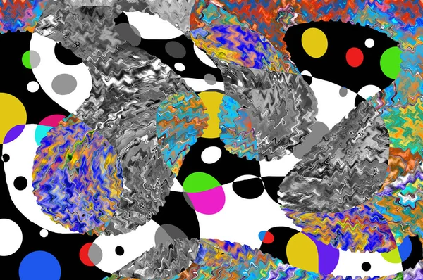 Elle çizilmiş dokuları olan yaratıcı, pürüzsüz desen. Soyut arkaplan. Puantiyeli desen. komik çizimler, noktalar, neşe, parti, çocuksu, renkli