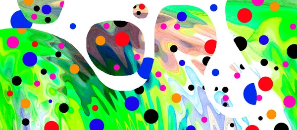 Elle çizilmiş dokuları olan yaratıcı, pürüzsüz desen. Soyut arkaplan. Puantiyeli desen. komik çizimler, noktalar, neşe, parti, çocuksu, renkli