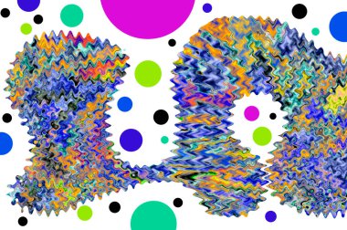 Elle çizilmiş dokuları olan yaratıcı, pürüzsüz desen. Soyut arkaplan. Puantiyeli desen. komik çizimler, noktalar, neşe, parti, çocuksu, renkli