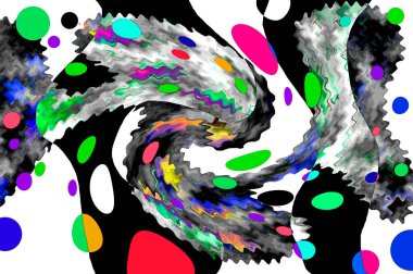 Elle çizilmiş dokuları olan yaratıcı, pürüzsüz desen. Soyut arkaplan. Puantiyeli desen. komik çizimler, noktalar, neşe, parti, çocuksu, renkli