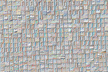 Beyaz, Kırmızı Kahverengi. Açık sarı. Hafif Cyan. Gri. Döşeme dokusu Soyut 3B Arkaplan Deseni