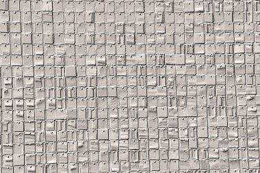 Beyaz, Kırmızı Kahverengi. Açık sarı. Hafif Cyan. Gri. Döşeme dokusu Soyut 3B Arkaplan Deseni