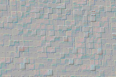 Beyaz, Kırmızı Kahverengi. Açık sarı. Hafif Cyan. Gri. Döşeme dokusu Soyut 3B Arkaplan Deseni