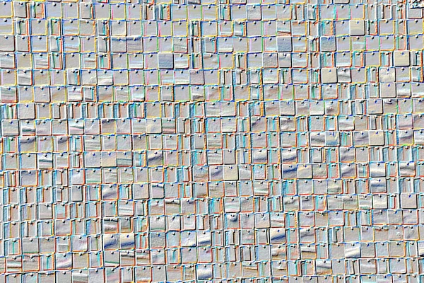 Weiß Rotbraun Hellgelb Helles Cyan Grau Fliesentextur Abstraktes Hintergrundmuster — Stockfoto