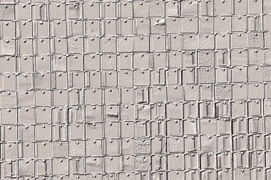 Beyaz, Kırmızı Kahverengi. Açık sarı. Hafif Cyan. Gri. Döşeme dokusu Soyut 3B Arkaplan Deseni