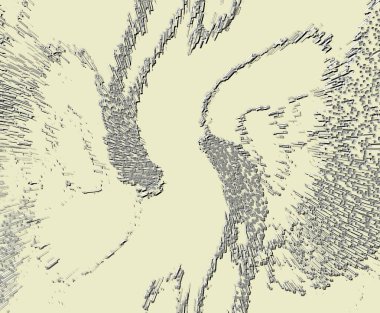 Beyaz, kırmızımsı kahverengi, soluk sarı, soluk siyan.gri. Seramik duvar ve zemin fayansları soyut arkaplan. Üç boyutlu arka plan modeli. İç dekorasyon tasarımı. Geometrik mozaik doku. Kusursuz desen.