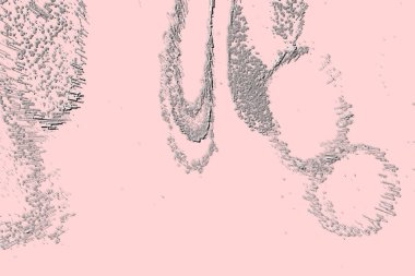 Beyaz, kırmızımsı kahverengi, soluk sarı, soluk siyan.gri. Seramik duvar ve zemin fayansları soyut arkaplan. Üç boyutlu arka plan modeli. İç dekorasyon tasarımı. Geometrik mozaik doku. Kusursuz desen.