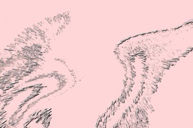 Beyaz, kırmızımsı kahverengi, soluk sarı, soluk siyan.gri. Seramik duvar ve zemin fayansları soyut arkaplan. Üç boyutlu arka plan modeli. İç dekorasyon tasarımı. Geometrik mozaik doku. Kusursuz desen.