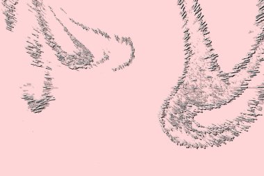 Beyaz, kırmızımsı kahverengi, soluk sarı, soluk siyan.gri. Seramik duvar ve zemin fayansları soyut arkaplan. Üç boyutlu arka plan modeli. İç dekorasyon tasarımı. Geometrik mozaik doku. Kusursuz desen.