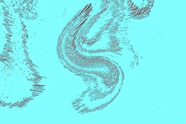 红褐色 淡蓝色 陶瓷墙和地砖抽象背景 3D背景模式 室内装饰设计 几何马赛克纹理 无缝图案 — 图库照片