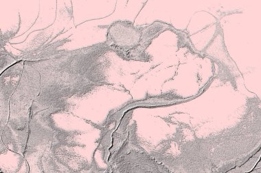 Beyaz, kırmızımsı kahverengi, soluk sarı, soluk siyan.gri. Seramik duvar ve zemin fayansları soyut arkaplan. Üç boyutlu arka plan modeli. İç dekorasyon tasarımı. Geometrik mozaik doku. Kusursuz desen.