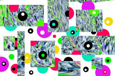 Renkli basit arka plan, dalgalı etkisi. Etkisi noktalarla. Ritmik ses parçacıklar. Tahıl doku. Renkli darbeleri ile duvar kağıdı. Duvar iç tasarım, lockscreen, paket için desen