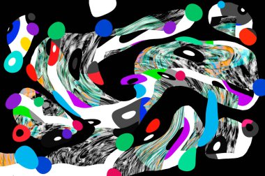 Renkli basit arka plan, dalgalı etkisi. Etkisi noktalarla. Ritmik ses parçacıklar. Tahıl doku. Renkli darbeleri ile duvar kağıdı. Duvar iç tasarım, lockscreen, paket için desen