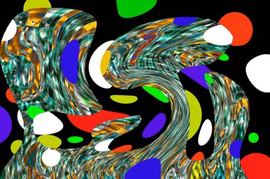 Renkli basit arka plan, dalgalı etkisi. Etkisi noktalarla. Ritmik ses parçacıklar. Tahıl doku. Renkli darbeleri ile duvar kağıdı. Duvar iç tasarım, lockscreen, paket için desen