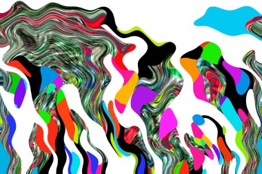 Renkli basit arka plan, dalgalı etkisi. Etkisi noktalarla. Ritmik ses parçacıklar. Tahıl doku. Renkli darbeleri ile duvar kağıdı. Duvar iç tasarım, lockscreen, paket için desen