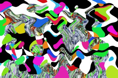 Renkli basit arka plan, dalgalı etkisi. Etkisi noktalarla. Ritmik ses parçacıklar. Tahıl doku. Renkli darbeleri ile duvar kağıdı. Duvar iç tasarım, lockscreen, paket için desen