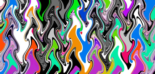 五颜六色的简单抽象背景 波浪形效果 Stiple 节奏噪声粒子 带有五颜六色笔画的壁纸 墙面内饰设计 包装图案 — 图库照片