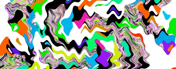 Pestrobarevné Jednoduché Abstraktní Pozadí Vlnitý Efekt Tečkování Efekt Rytmický Zvuk — Stock fotografie