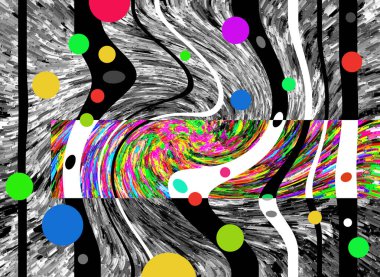 Dalgalı çizgiler. Soyut çizgiler. Doku arka planı. düzensiz desen. Şık modern. Pop sanat. Nokta etkisi. Ritmik gürültü parçacıkları. Paket için desen. Renkli vuruşlu duvar kağıdı.