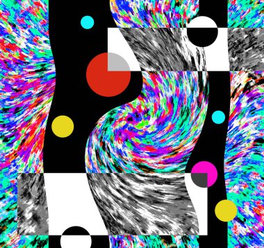 Dalgalı çizgiler. Soyut çizgiler. Doku arka planı. düzensiz desen. Şık modern. Pop sanat. Nokta etkisi. Ritmik gürültü parçacıkları. Paket için desen. Renkli vuruşlu duvar kağıdı.