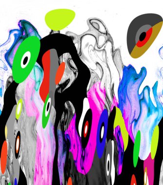 Dalgalı çizgiler. Soyut çizgiler. Doku arka planı. düzensiz desen. Şık modern. Pop sanat. Nokta etkisi. Ritmik gürültü parçacıkları. Paket için desen. Renkli vuruşlu duvar kağıdı.