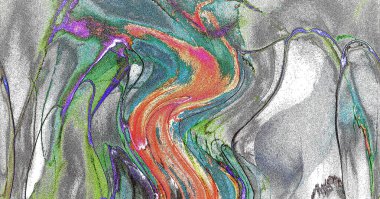 Dalgalı çizgiler. Soyut çizgiler. Doku arka planı. düzensiz desen. Şık modern. Pop sanat. Nokta etkisi. Ritmik gürültü parçacıkları. Paket için desen. Renkli vuruşlu duvar kağıdı.