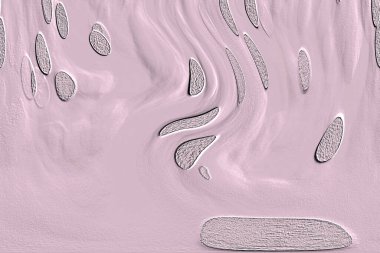 Beyaz, kırmızımsı kahverengi. Açık sarı. Hafif cyan. Gri. Pembe, siyah, seramik duvar. Döşeme kiremitleri. Soyut arkaplan. Üç boyutlu arka plan modeli. İç dekorasyon tasarımı. Geometrik mozaik doku. Kusursuz desen.