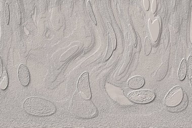 Beyaz, kırmızımsı kahverengi. Açık sarı. Hafif cyan. Gri. Pembe, siyah, seramik duvar. Döşeme kiremitleri. Soyut arkaplan. Üç boyutlu arka plan modeli. İç dekorasyon tasarımı. Geometrik mozaik doku. Kusursuz desen.