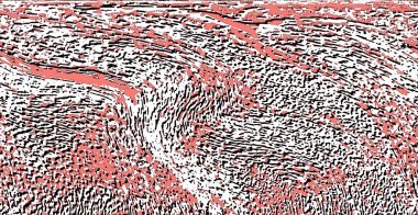 Beyaz, kırmızımsı kahverengi. Açık sarı. Hafif cyan. Gri. Pembe, siyah, seramik duvar. Döşeme kiremitleri. Soyut arkaplan. Üç boyutlu arka plan modeli. İç dekorasyon tasarımı. Geometrik mozaik doku. Kusursuz desen.