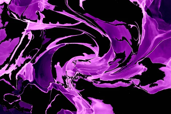 Alkol mürekkebi ve renkli soyut modern resim arka planıyla yapılmış yüksek kalite modern soyut resim..