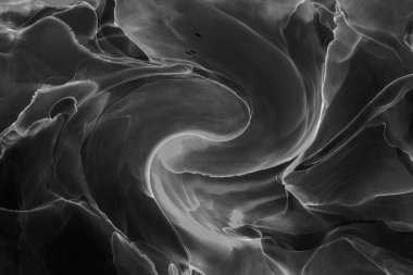 Alkol mürekkebinin sunduğu yüksek kaliteli akış sanatı tasarımcıya modern bir soyut arkaplan sağlar..