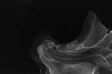 Alkol mürekkebinin sunduğu yüksek kaliteli akış sanatı tasarımcıya modern bir soyut arkaplan sağlar..