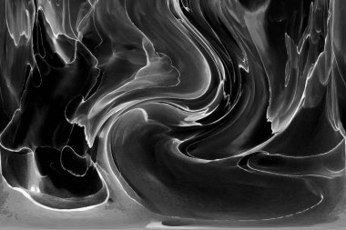 Alkol mürekkebinin sunduğu yüksek kaliteli akış sanatı tasarımcıya modern bir soyut arkaplan sağlar..