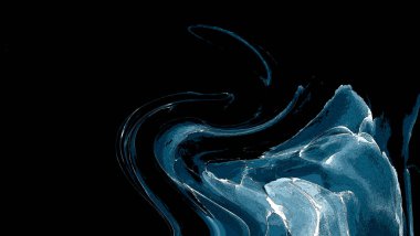 Alkol mürekkebinin sunduğu yüksek kaliteli akış sanatı tasarımcıya modern bir soyut arkaplan sağlar..