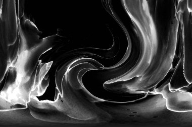 Alkol mürekkebinin sunduğu yüksek kaliteli akış sanatı tasarımcıya modern bir soyut arkaplan sağlar..