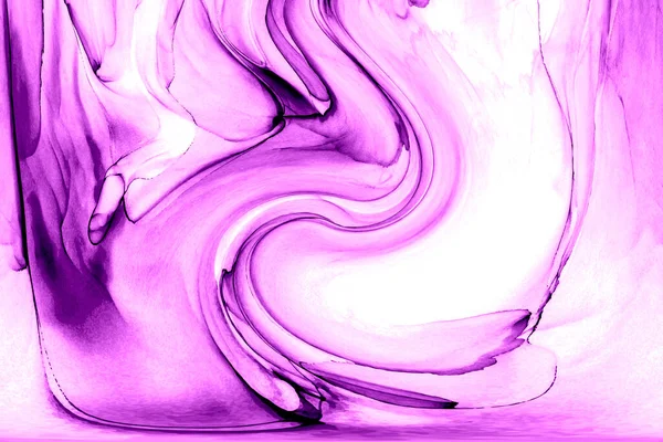 Pintura Abstracta Moderna Alta Calidad Renderizada Con Tinta Alcohol Colorido —  Fotos de Stock